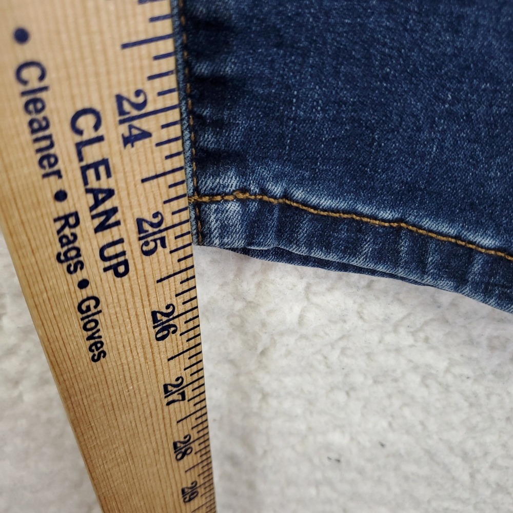 Simply Vera Vera Wang Womens Blue Pull On Crop Skinny Jeans Size 8 Medium Wash - Picture 8 of 10